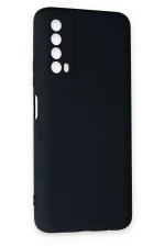 Newface Huawei P Smart 2021 Kılıf Nano içi Kadife Silikon - Lacivert - Görsel 2