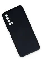 Newface Huawei P Smart 2021 Kılıf Nano içi Kadife Silikon - Lacivert - Görsel 3