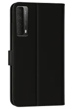 Newface Huawei P Smart 2021 Kılıf Trend S Plus Kapaklı Kılıf - Siyah