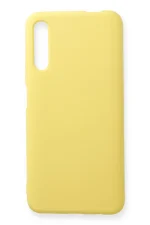 Newface Huawei P Smart Pro / Y9S Kılıf Nano içi Kadife Silikon - Sarı