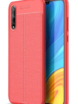 Newface Huawei P Smart S Kılıf Auto Focus Kapak - Kırmızı