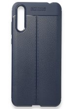 Newface Huawei P Smart S Kılıf Focus Derili Silikon - Lacivert - Görsel 2