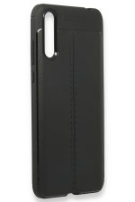 Newface Huawei P Smart S Kılıf Focus Derili Silikon - Siyah - Görsel 3