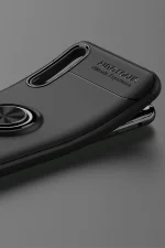 Newface Huawei P Smart S Kılıf Range Yüzüklü Silikon - Siyah - Görsel 5