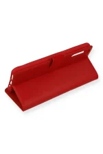 Newface Huawei P Smart S Kılıf Trend S Plus Kapaklı Kılıf - Kırmızı - Görsel 3