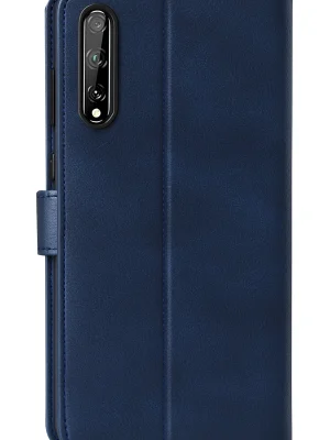 Newface Huawei P Smart S Kılıf Trend S Plus Kapaklı Kılıf - Lacivert