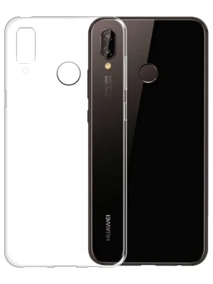 Newface Huawei P20 Lite Kılıf Lüx Şeffaf Silikon