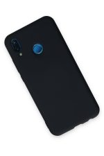 Newface Huawei P20 Lite Kılıf Nano içi Kadife  Silikon - Lacivert - Görsel 3