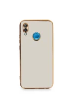 Newface Huawei P20 Lite Kılıf Volet Silikon - Beyaz
