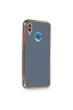 Newface Huawei P20 Lite Kılıf Volet Silikon - Mavi - Görsel 2