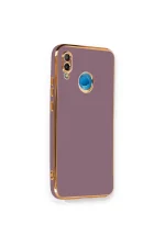 Newface Huawei P20 Lite Kılıf Volet Silikon - Mor - Görsel 2