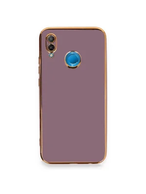 Newface Huawei P20 Lite Kılıf Volet Silikon - Mor