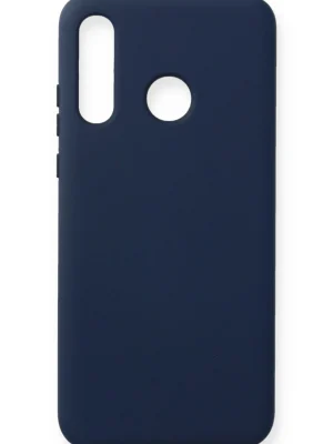 Newface Huawei P30 Lite Kılıf Nano içi Kadife Silikon - Lacivert