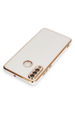 Newface Huawei P30 Lite Kılıf Volet Silikon - Beyaz - Görsel 3