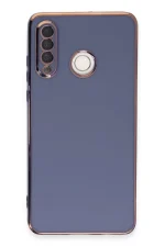 Newface Huawei P30 Lite Kılıf Volet Silikon - Mavi