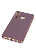 Newface Huawei P30 Lite Kılıf Volet Silikon - Mor - Görsel 4