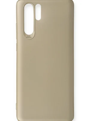 Newface Huawei P30 Pro Kılıf First Silikon - Gold