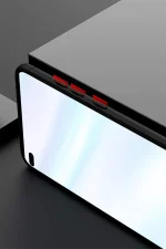 Newface Huawei P40 Kılıf Range Yüzüklü Silikon - Siyah-Mavi - Görsel 7