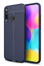 Newface Huawei P40 Lite E Kılıf Auto Focus Kapak - Lacivert