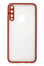 Newface Huawei P40 Lite E Kılıf Montreal Silikon Kapak - Kırmızı