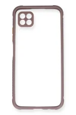 Newface Huawei P40 Lite Kılıf Miami Şeffaf Silikon - Açık Mor - Görsel 2