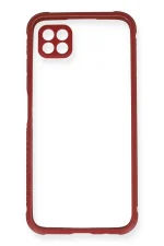 Newface Huawei P40 Lite Kılıf Miami Şeffaf Silikon - Fuşya - Görsel 2