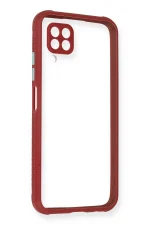 Newface Huawei P40 Lite Kılıf Miami Şeffaf Silikon - Fuşya