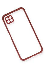 Newface Huawei P40 Lite Kılıf Miami Şeffaf Silikon - Fuşya - Görsel 3