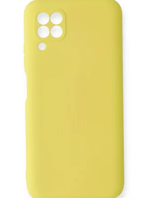 Newface Huawei P40 Lite Kılıf Nano içi Kadife Silikon - Sarı