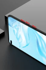 Newface Huawei P40 Pro Kılıf Range Yüzüklü Silikon - Siyah - Görsel 7