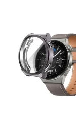 Newface Huawei Watch GT2 46mm Dota Camlı Kasa Ekran Koruyucu - Uzay Grisi - Görsel 2