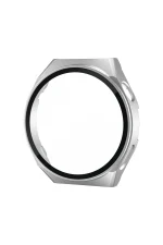 Newface Huawei Watch GT3 42mm Dota Camlı Kasa Ekran Koruyucu - Gümüş - Görsel 2