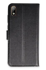 Newface Huawei Y5 2019 Kılıf Trend S Plus Kapaklı Kılıf - Siyah