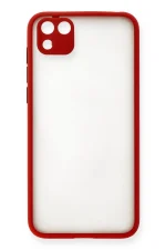 Newface Huawei Y5P Kılıf Montreal Silikon Kapak - Kırmızı