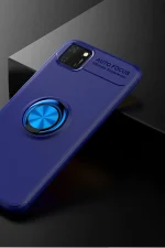 Newface Huawei Y5P Kılıf Range Yüzüklü Silikon - Mavi - Görsel 2