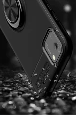 Newface Huawei Y5P Kılıf Range Yüzüklü Silikon - Siyah - Görsel 3