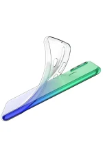 Newface Huawei Y6P Kılıf Lüx Şeffaf Silikon - Şeffaf - Görsel 3