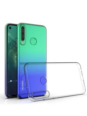 Newface Huawei Y6P Kılıf Lüx Şeffaf Silikon - Şeffaf