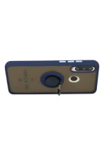 Newface Huawei Y6P Kılıf Montreal Yüzüklü Silikon Kapak - Lacivert - Görsel 3