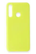 Newface Huawei Y6P Kılıf Nano içi Kadife Silikon - Sarı