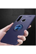 Newface Huawei Y6P Kılıf Range Yüzüklü Silikon - Mavi - Görsel 2