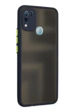 Newface İnfinix Hot 10 Play Kılıf Montreal Silikon Kapak - Lacivert - Görsel 2