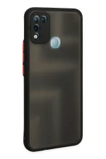 Newface İnfinix Hot 10 Play Kılıf Montreal Silikon Kapak - Siyah - Görsel 2