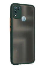 Newface İnfinix Hot 10 Play Kılıf Montreal Silikon Kapak - Yeşil - Görsel 2