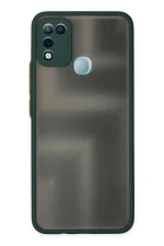 Newface İnfinix Hot 10 Play Kılıf Montreal Silikon Kapak - Yeşil