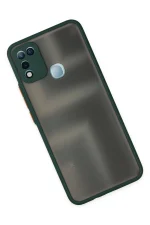 Newface İnfinix Hot 10 Play Kılıf Montreal Silikon Kapak - Yeşil - Görsel 3