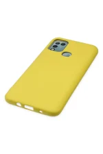 Newface İnfinix Hot 10 Play Kılıf Nano içi Kadife Silikon - Sarı - Görsel 4