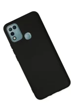Newface İnfinix Hot 10 Play Kılıf Nano içi Kadife Silikon - Siyah - Görsel 3