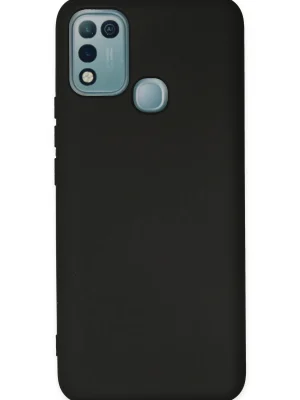 Newface İnfinix Hot 10 Play Kılıf Nano içi Kadife Silikon - Siyah