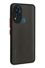 Newface İnfinix Hot 11s Kılıf Montreal Silikon Kapak - Siyah - Görsel 2